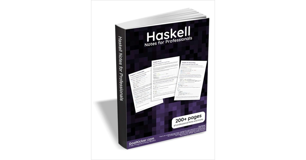 Haskell Notes for Professionals