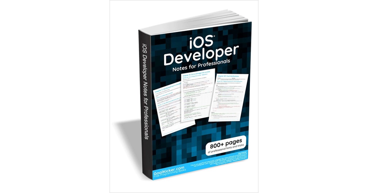 iOS Developer Notes for Professionals Free eBook