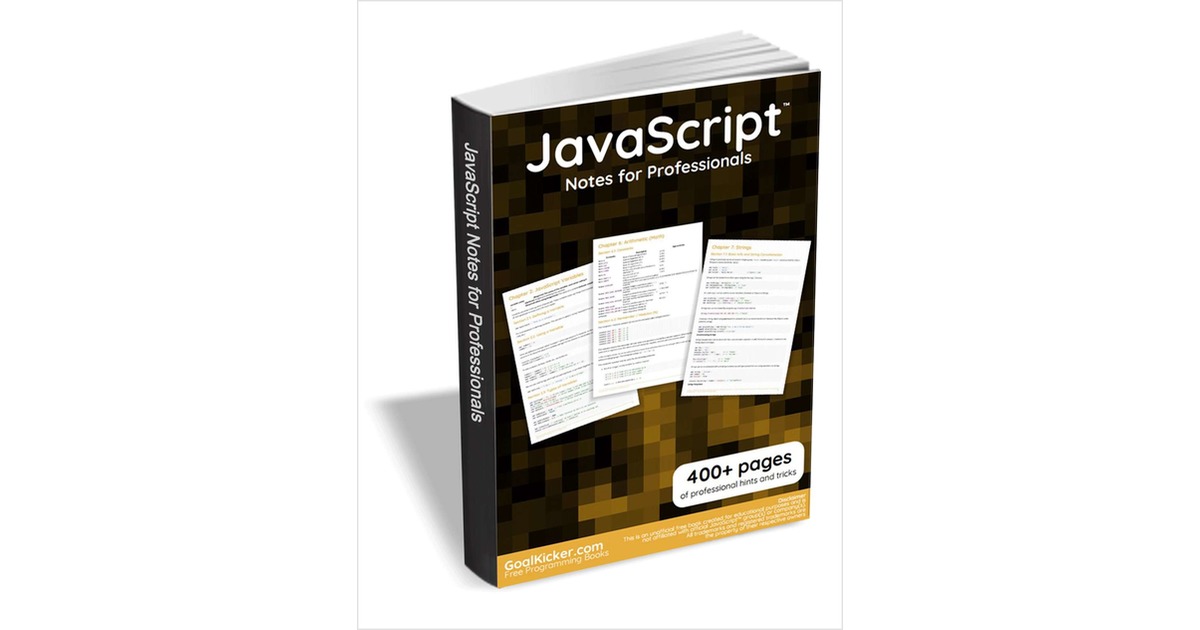 JavaScript Notes for Professionals Free eBook