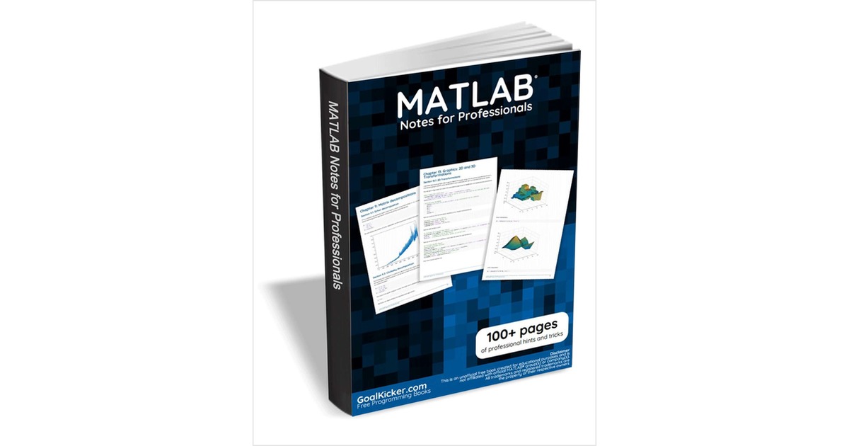 MATLAB Notes for Professionals