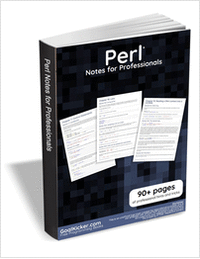 Perl Notes for Professionals