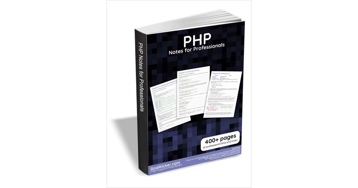 PHP Notes for Professionals