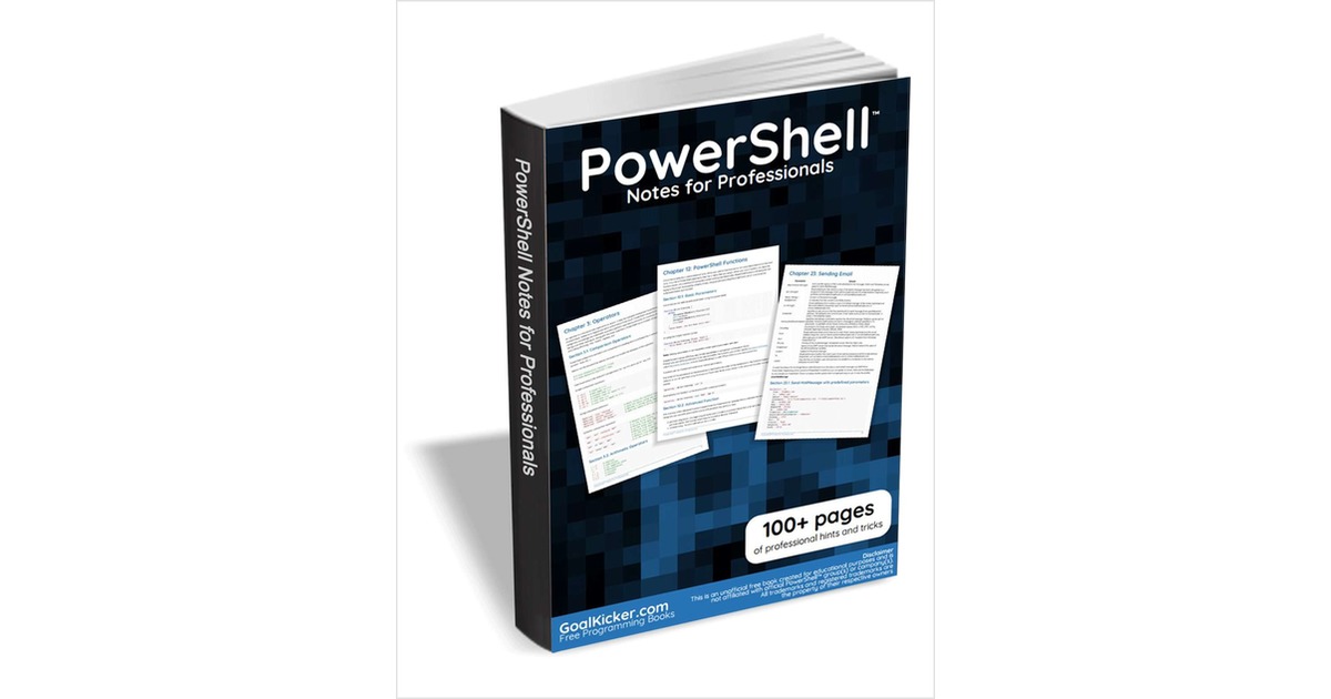 PowerShell Notes for Professionals
