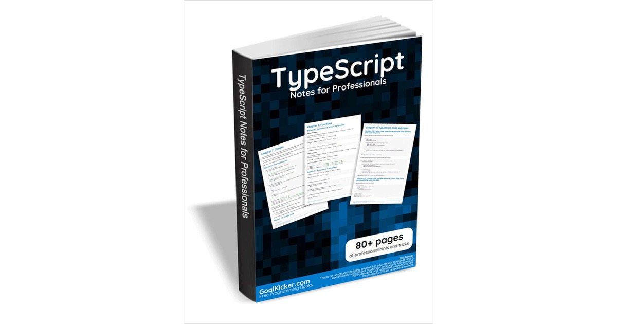 TypeScript Notes for Professionals