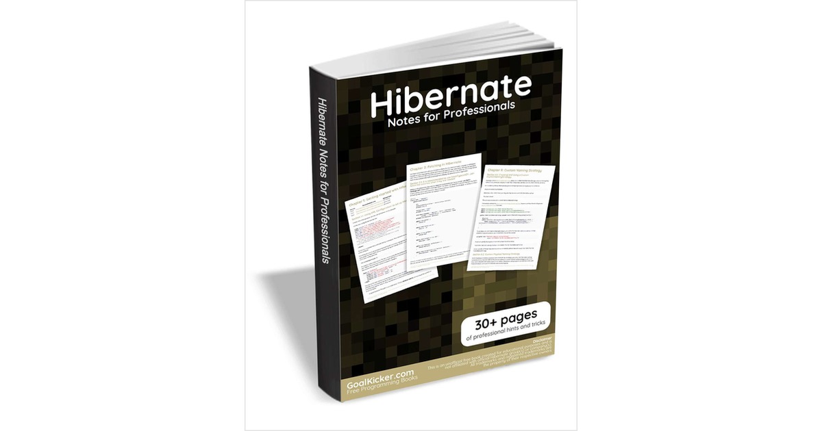 Hibernate Notes for Professionals