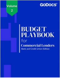 Budget playbook for commercial lenders, volume 2