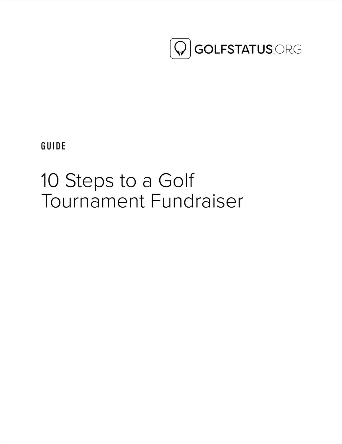 Guide: 10 Steps to a Golf Tournament Fundraiser