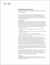 Google Message Continuity