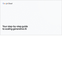 From prototype to production. Your step-by-step guide to scaling generative AI
