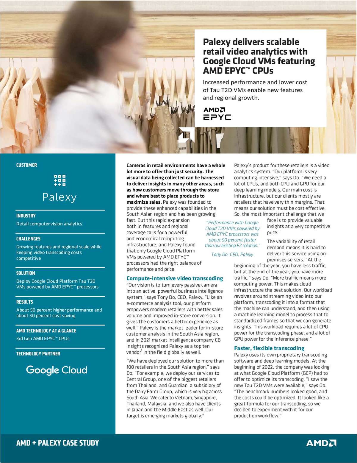 Compute Case Study: Retail Computer Video Analytics