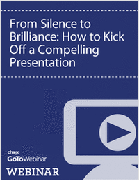 From Silence to Brilliance: How to Kick Off a Compelling Presentation