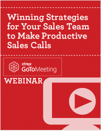 Winning Strategies for Your Sales Team to Make Productive Sales Calls