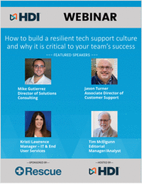 How to build a resilient tech support culture and why it is critical to your team's success