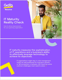 IT Maturity Reality Check: How to Drive Improvement for Your Growing Organization