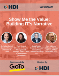 Show Me the Value: Building IT's Narrative