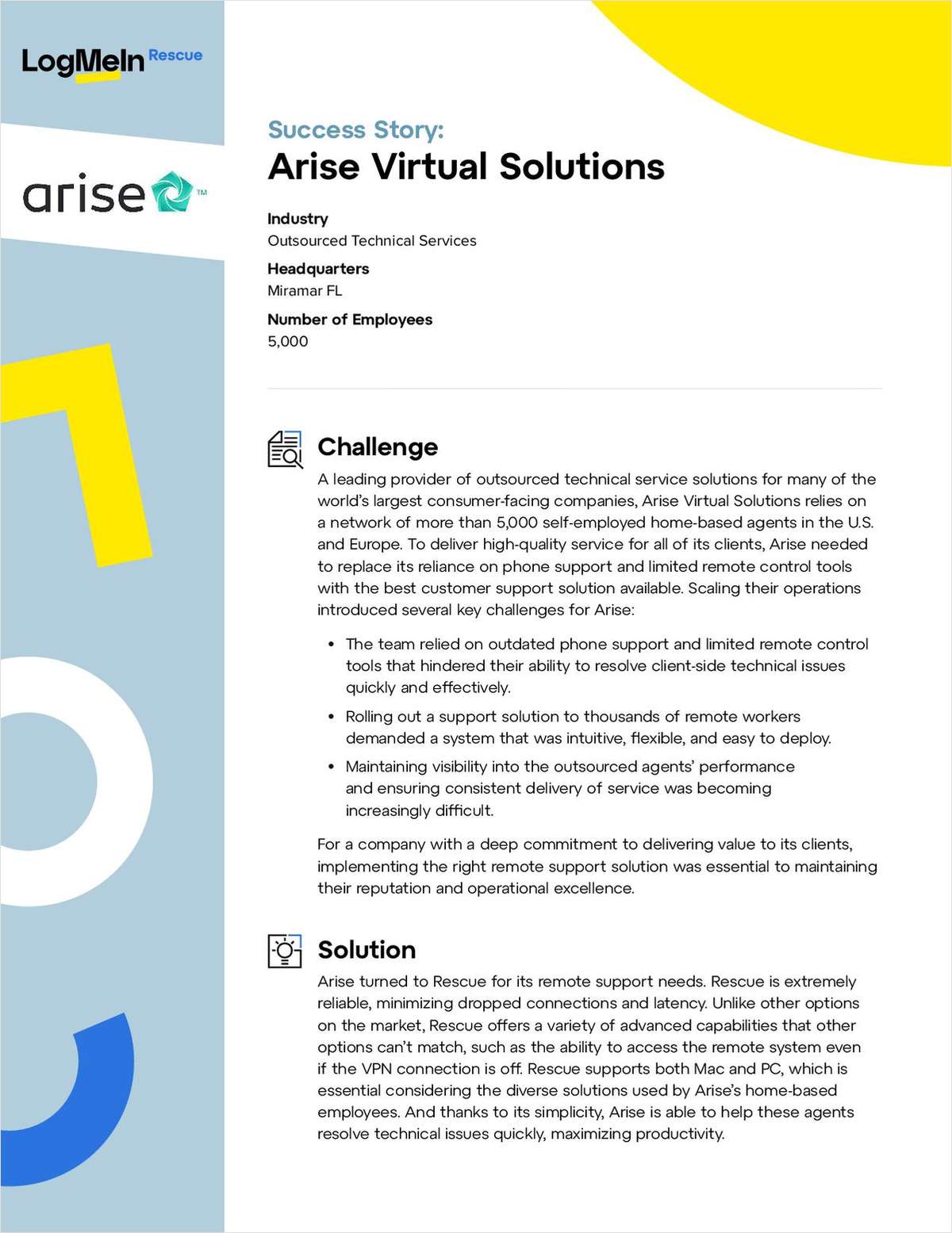 Success Story: Arise Virtual Solutions