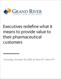Executives redefine what it means to provide value to their pharmaceutical customers
