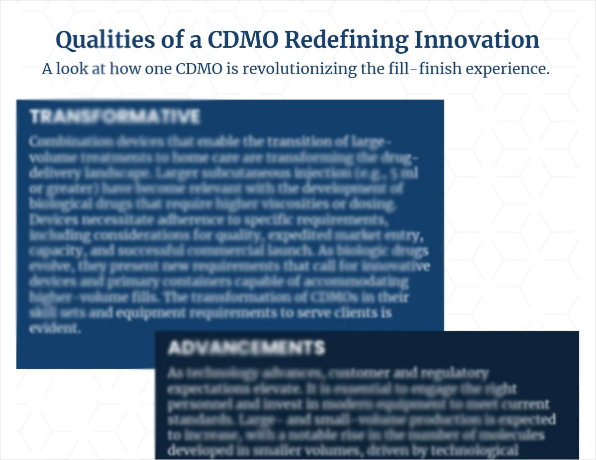 Redefining Innovation in Sterile Fill-Finish: GRAM's Transformative Role in Drug-Device Development
