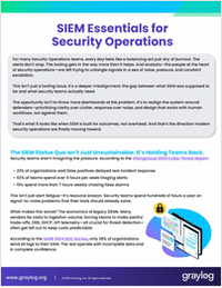 SIEM Essentials for Security Operations