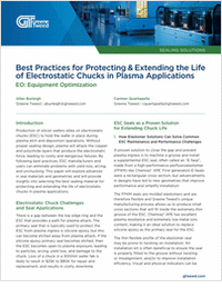 Best Practices for Protecting & Extending the Life of Electrostatic Chucks in Plasma Applications