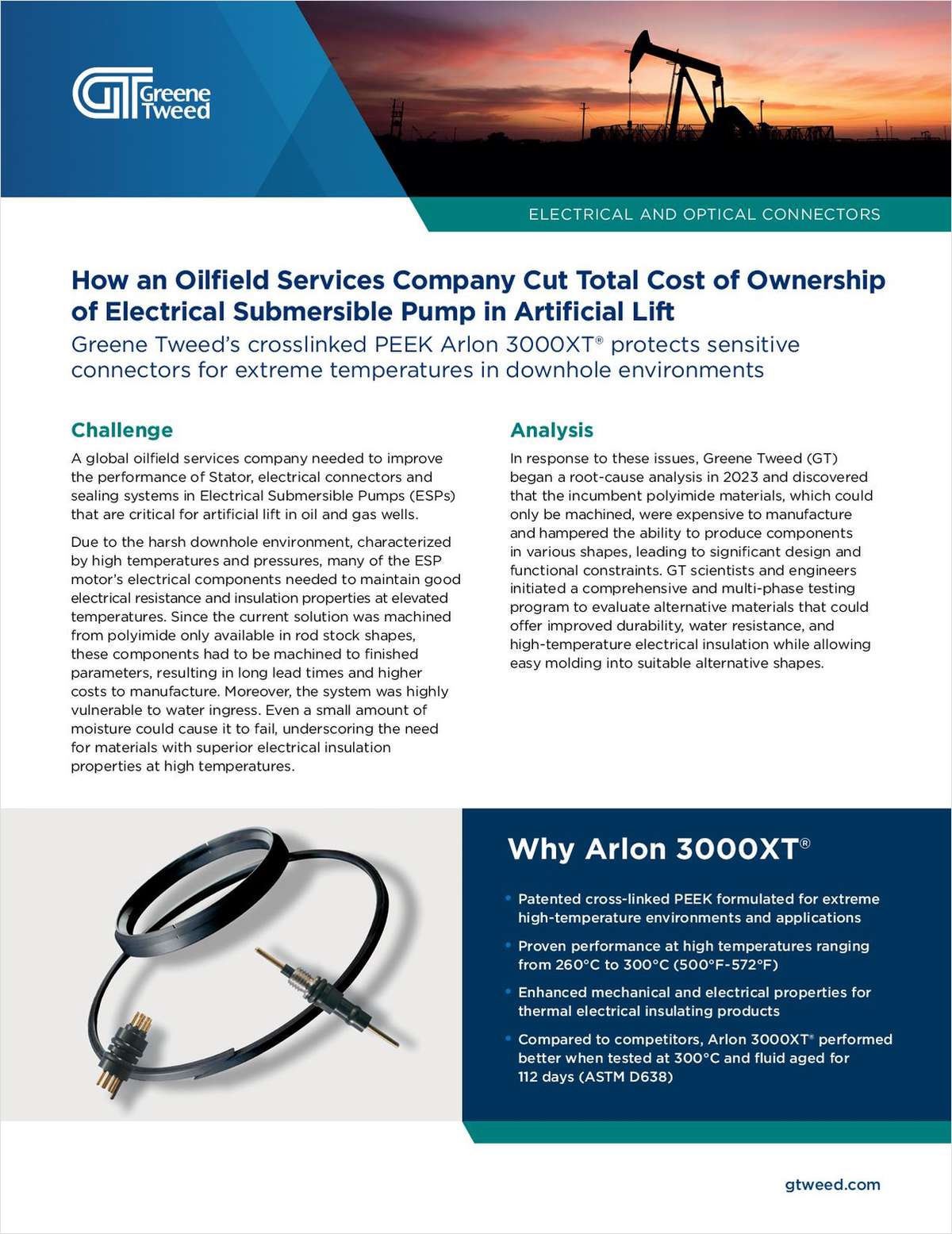 Revolutionizing ESP Performance: How a Global Oilfield Services Company Reduced Total Cost of Ownership With Arlon 3000XT®