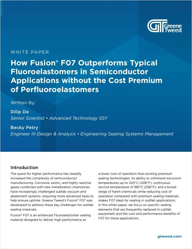 How Fluoroelastomer (FKM) with Enhanced Plasma Performance Exceed Typical Fluoroelastomers in Semiconductor Applications