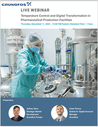 Temperature Control and Digital Transformation in Pharmaceutical Production Facilities