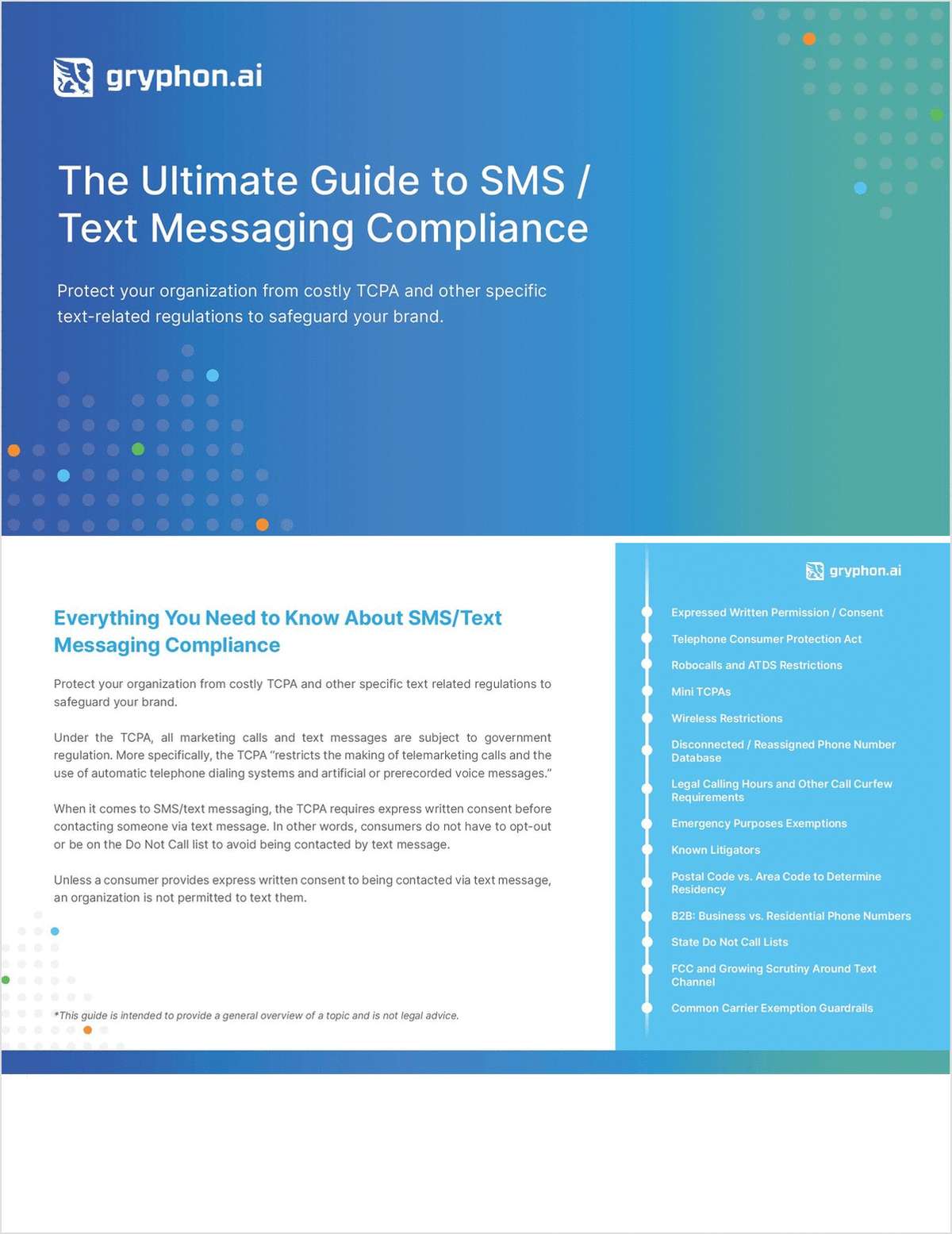The Ultimate Guide to SMS/Text Messaging Compliance