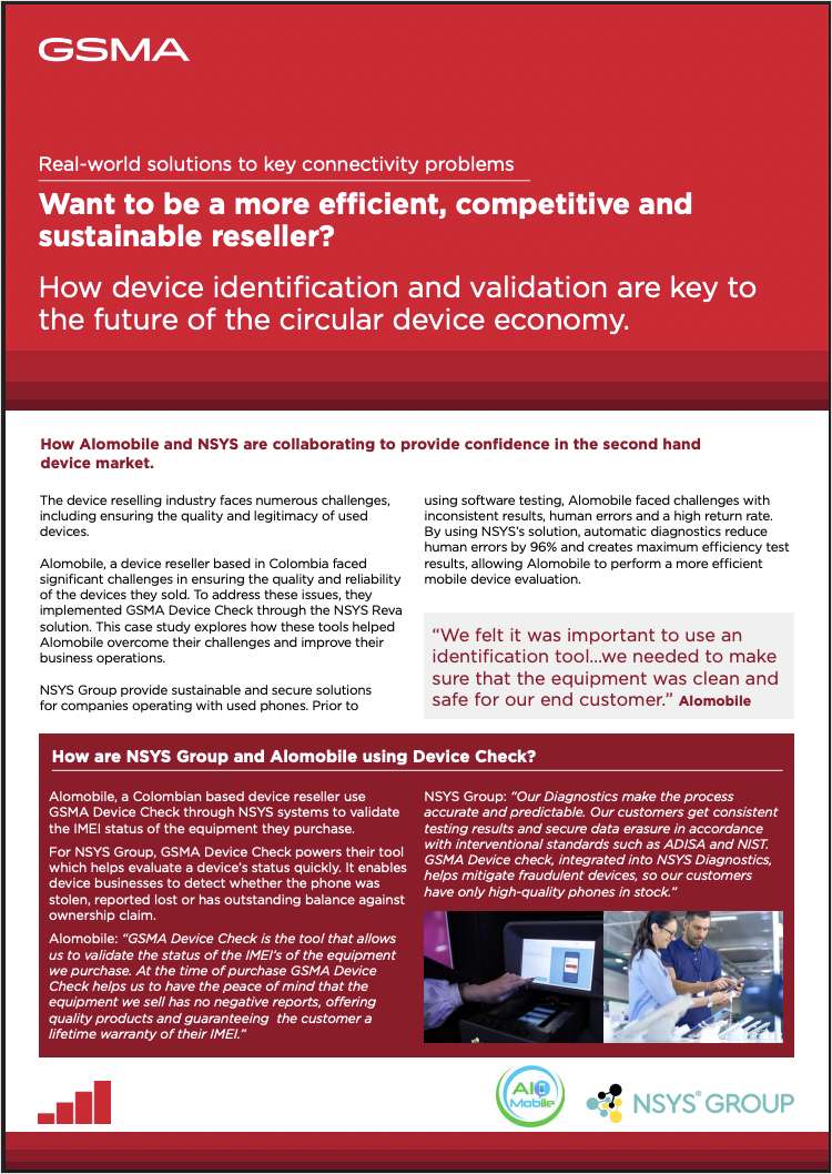 GSMA Device Check Case Study