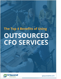 The Top 4 Benefits of Using Outsourced CFO Services