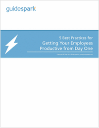 '5 Best Practices for Getting Your Employees Productive from Day One'
