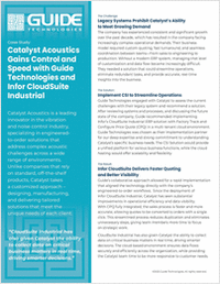 Catalyst Acoustics Gains Control and Speed with Guide Technologies and Infor CloudSuite Industrial