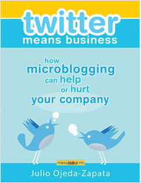 Twitter Means Business – How Microblogging Can Help or Hurt Your Company