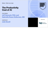 The Productivity Cost of AI