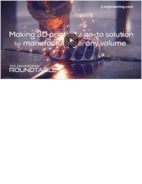 Making 3D printing a go-to solution for manufacturing at any volume