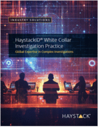 White Collar Investigation Practice: Global Expertise in Complex Investigations