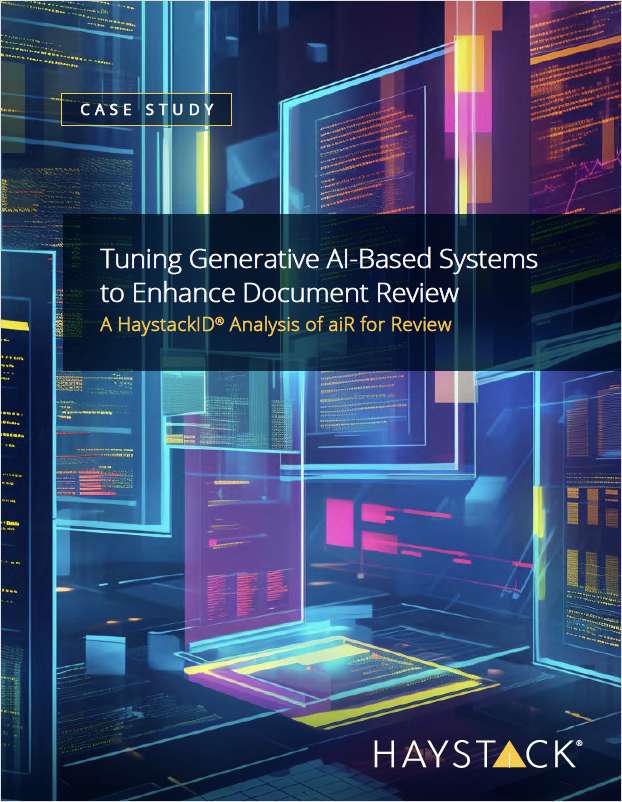 Tuning Generative AI-Based Systems To Enhance Document Review