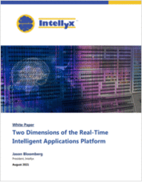 Two Dimensions of the Real-Time Intelligent Applications Platform