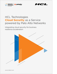 HCL Technologies Cloud Security as a Service powered by Palo Alto Networks