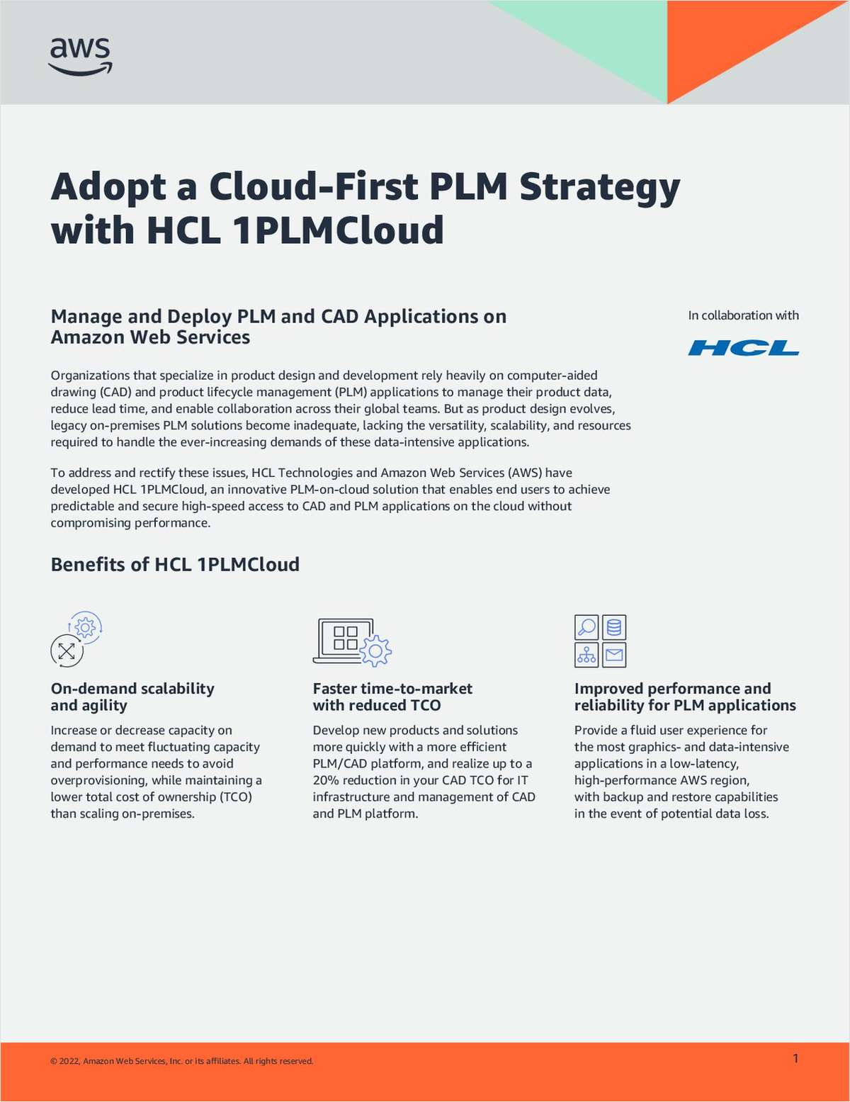 Adopt a Cloud-First PLM Strategy with HCL 1PLMCloud