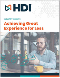 Achieving Great Experience for Less