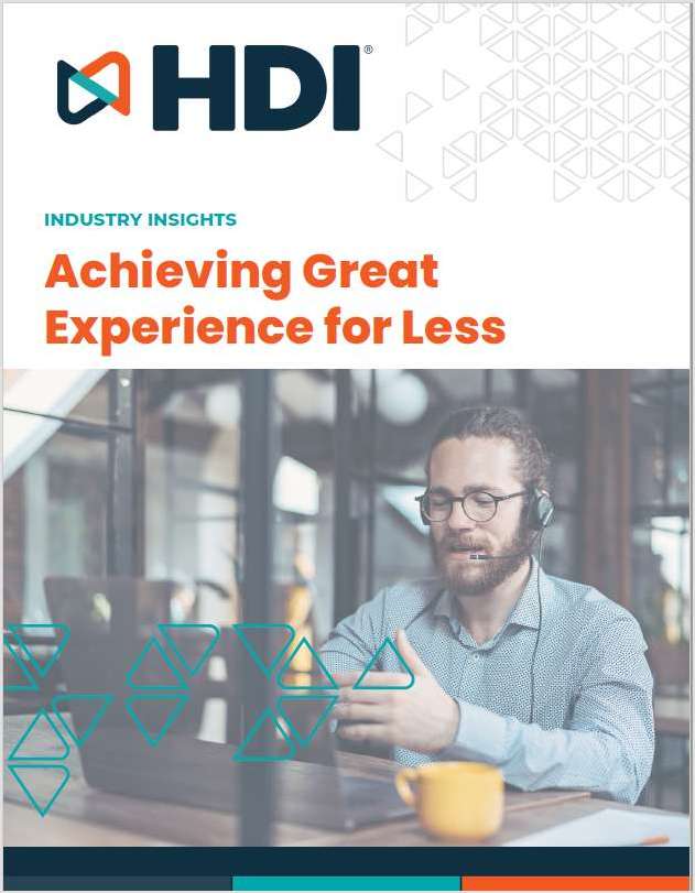Achieving Great Experience for Less