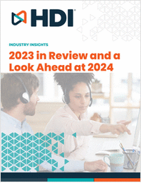 IT Support and Service Management: 2023 in Review and a Look Ahead at 2024