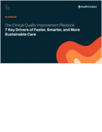 The Clinical Quality Improvement Playbook