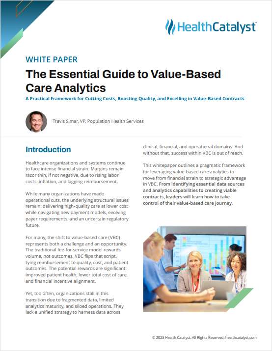 The Essential Guide to Value-Based Care Analytics