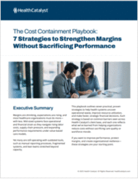 The Cost Containment Playbook