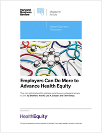 Employers Can Do More to Advance Health Equity