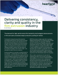 Delivering consistency, clarity and quality in the film extrusion industry
