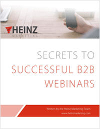 Secrets to Successful B2B Webinars