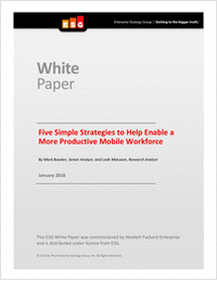 Five Simple Strategies to Help Enable a More Productive Mobile Workforce